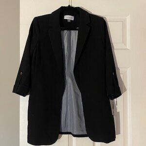 Calvin Klein women's blazer jacket, black, size 10, NWT